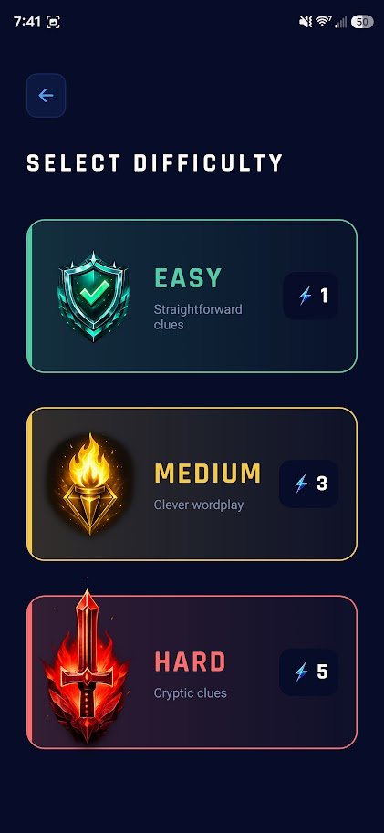 Select Difficulty screen